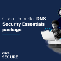 Imagen representativa del producto Umbrella DNS Security Essentials para una defensa robusta contra amenazas en línea.